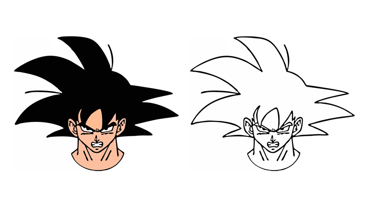 1280x720 How To Draw Goku From Dragon Ball Z