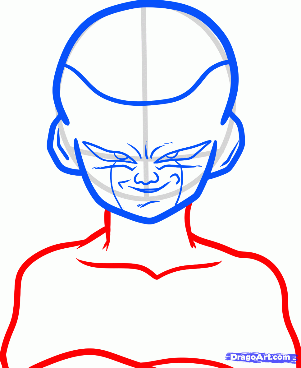 969x1184 How To Draw Frieza Easy, Dragon Ball Z, Step