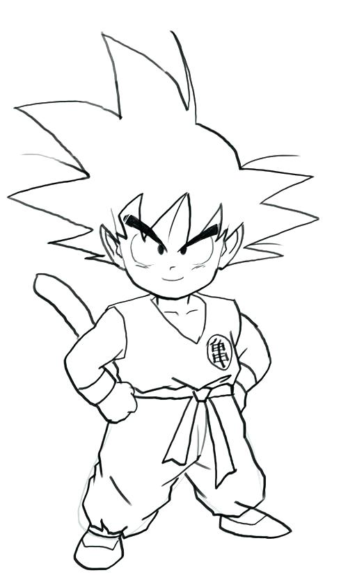 500x827 Dragon Ball Z Coloring Pages Gohan How To Draw Step