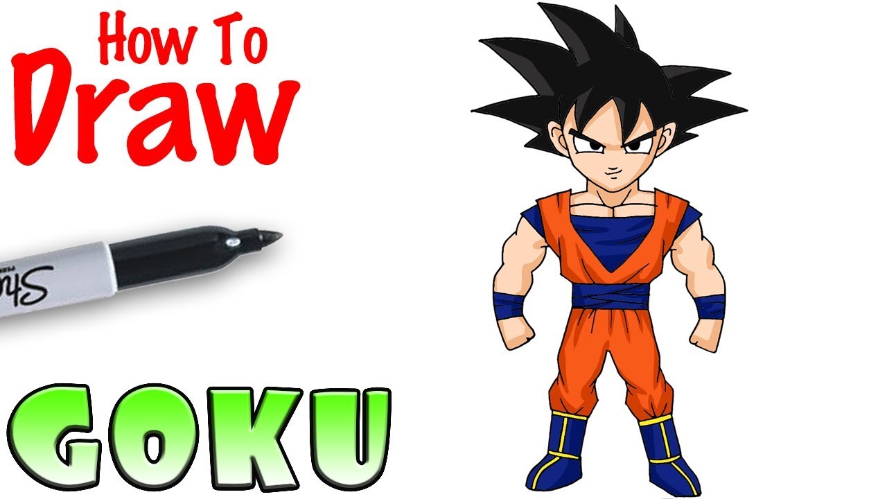 1280x720 How To Draw Goku Dragon Ball