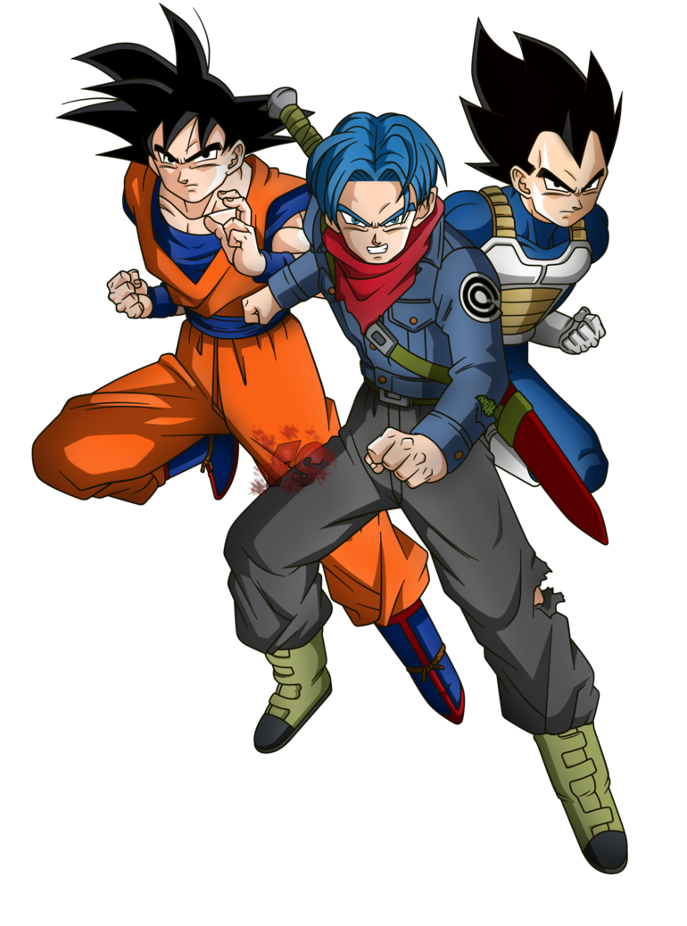 770x1038 Goku, Trunks Y Vegeta