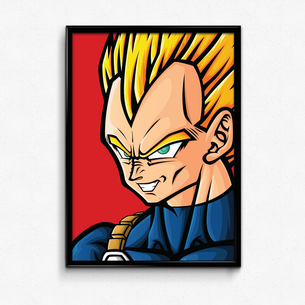 1000x1000 Orozco Design Store Dragon Ball Z Vegeta