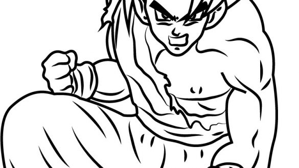 585x329 Dragon Ball Z Coloring