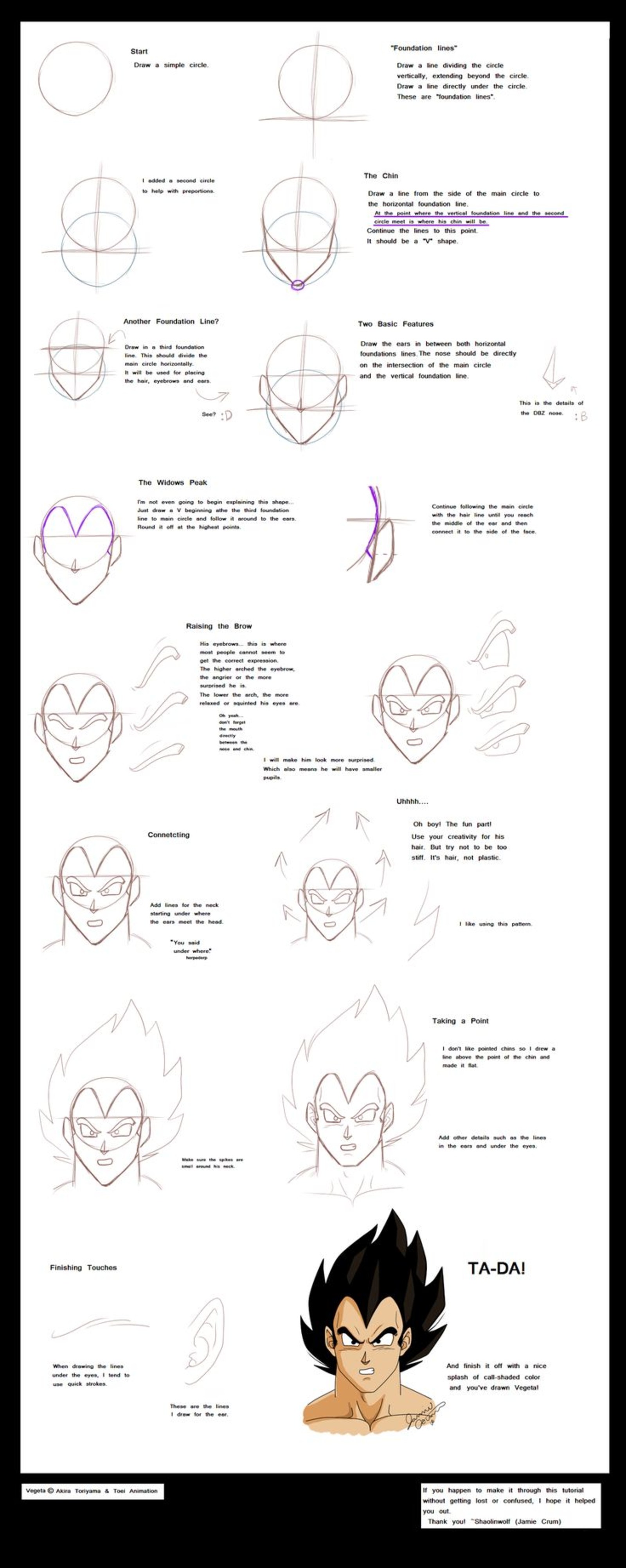 1600x4007 Goku Side Face Drawing