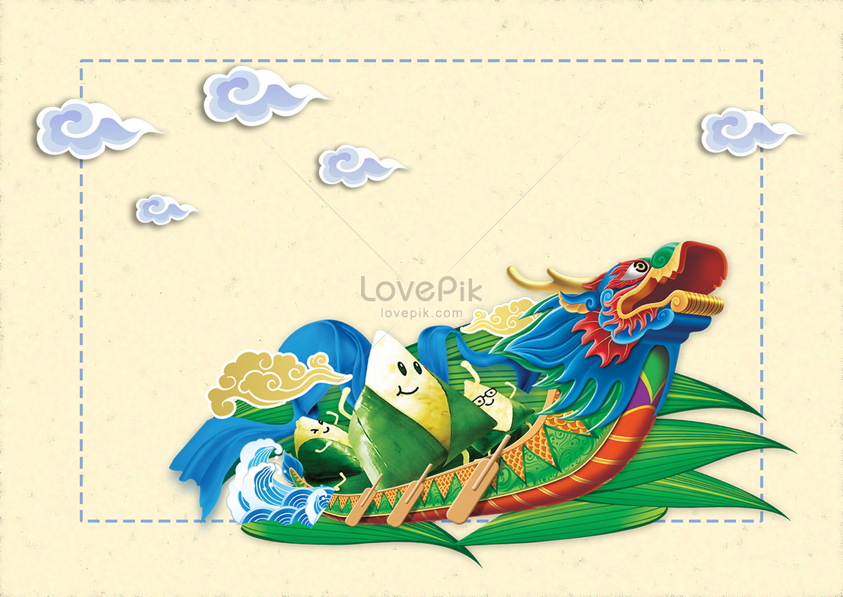 1200x850 The Use Of Background Materials For The Dragon Boat Festival Photo