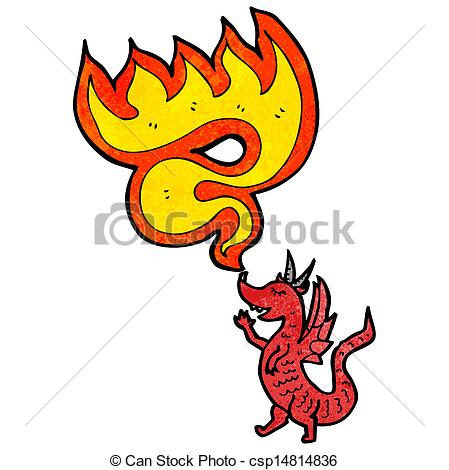 449x470 Cartoon Fire Breathing Dragon