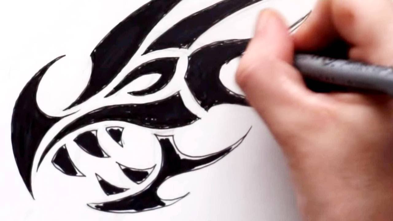 1280x720 Sketching Out A Dragon Head