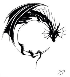 236x260 Best Black Dragon Tattoo Paper Images Dragon Tattoo Designs