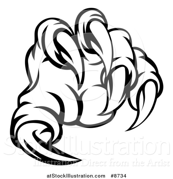 Dragon Claw Drawing | Free download on ClipArtMag