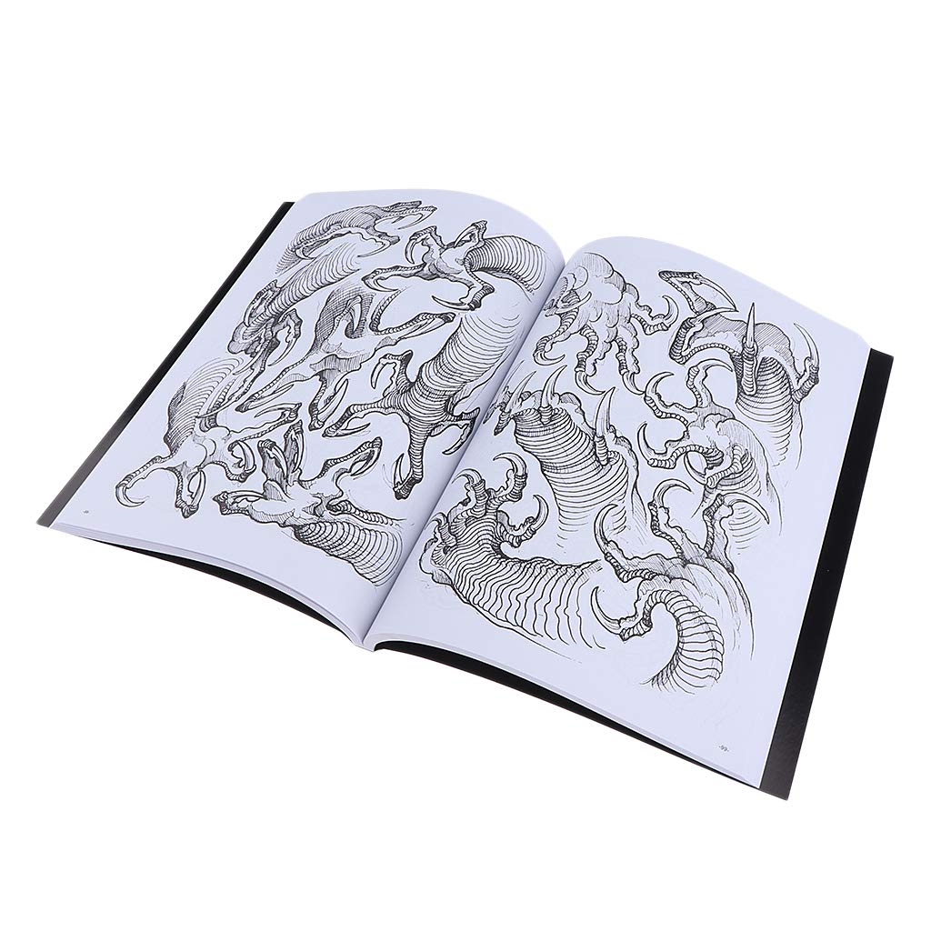 1024x1024 B Blesiya Tattoo Pages,dragon'claw Pattern For Body Art