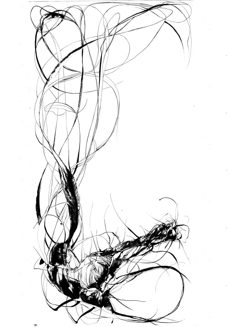 770x1098 Chasing The Dragon Drawing