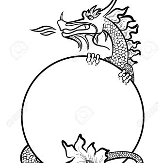 336x336 Chinese Dragon Drawing Head Cute Tutorial Classical Line Pattern