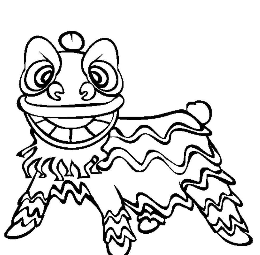 986x967 Chinese New Year Dragon Clipart Lion Dance Pictures