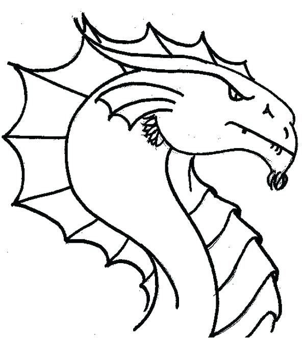 600x664 Hydra Dragon Drawing At Free For Personal Use Printable Chinese