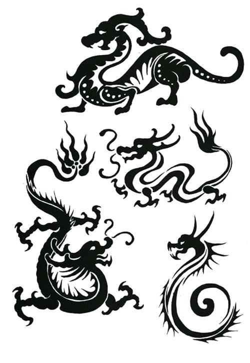 500x725 simple chinese dragon dragon drawing dorsal scales simple chinese