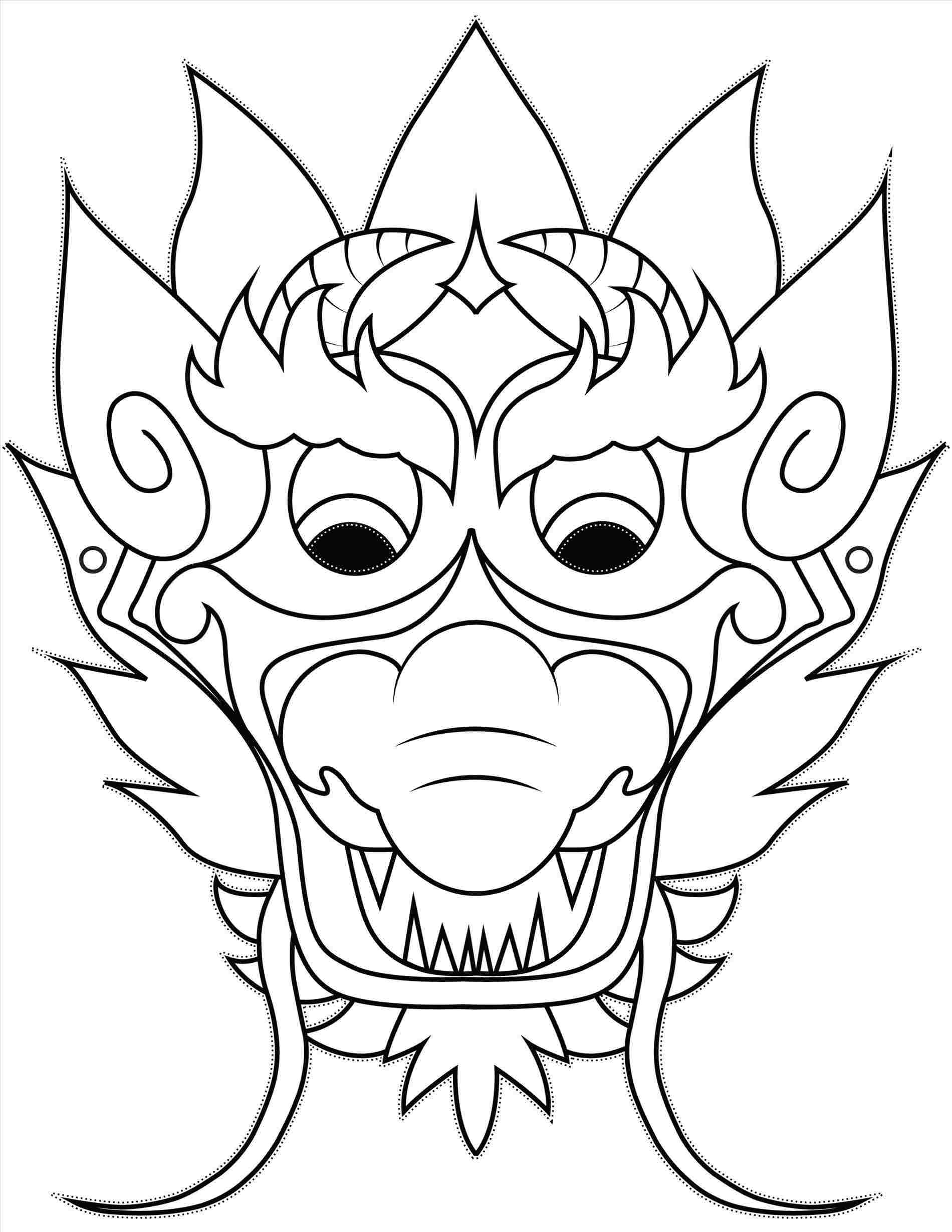 1900x2458 How To Draw Chinese Dragon Faces
