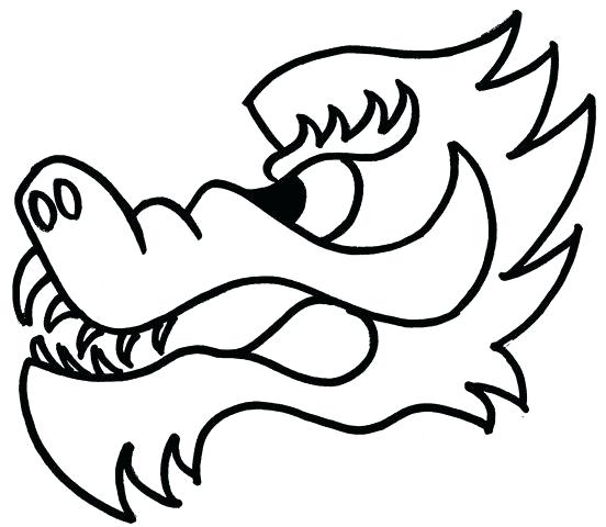 552x480 Chinese New Year Dragon Drawing