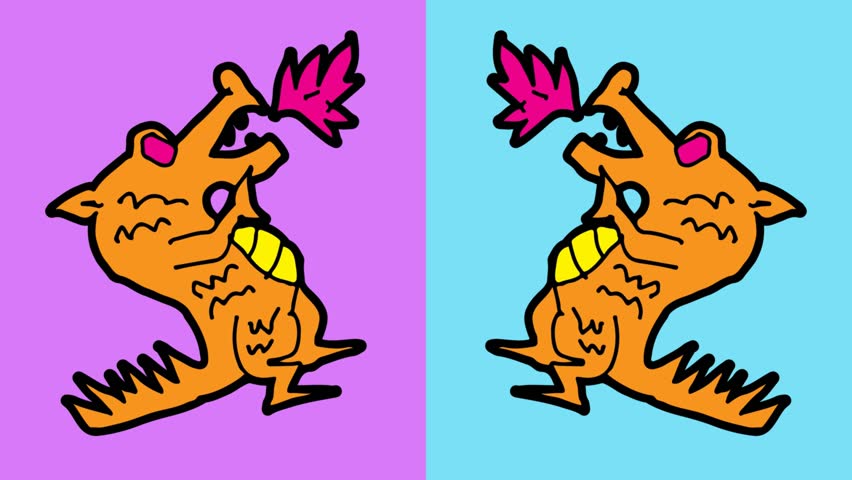 852x480 Kids Drawing Seamless Background With Theme Of Dragon