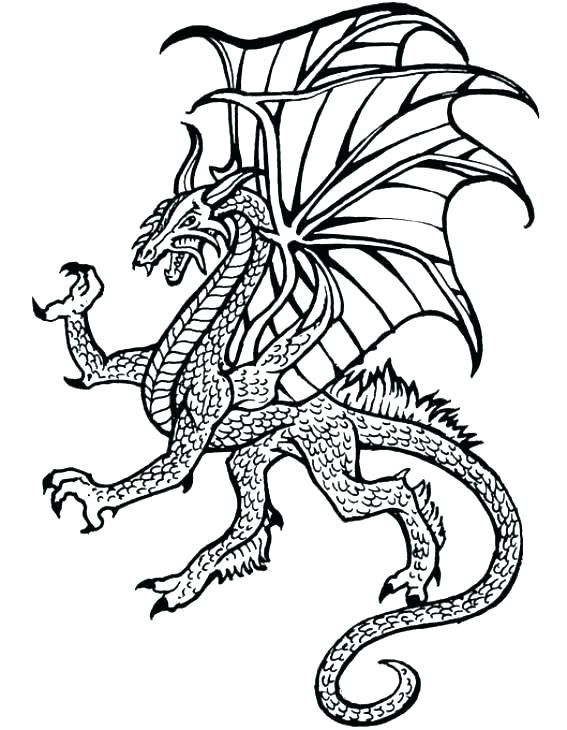 567x730 Coloring Dragons Dragon Coloring Pages Printable Coloring