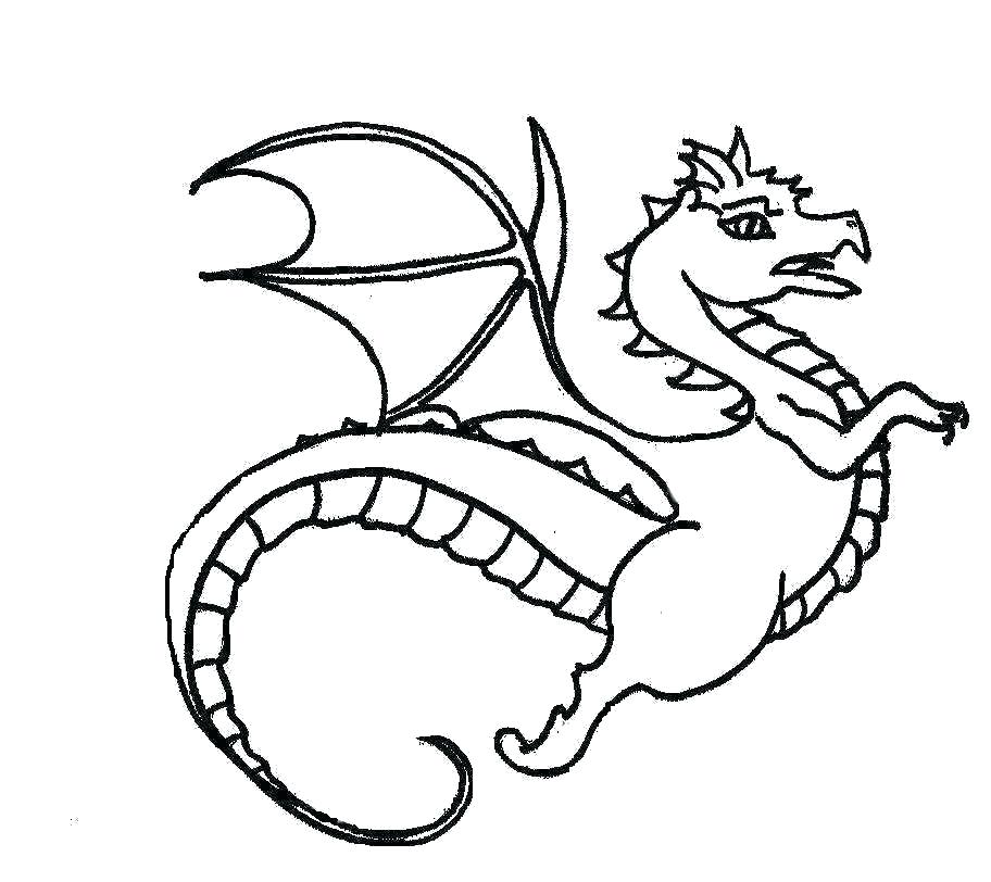 912x812 Chinese Dragon Drawing For Kids