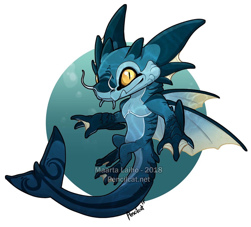 1000x904 Here Be Dragons Inktober Day Nature Dragon