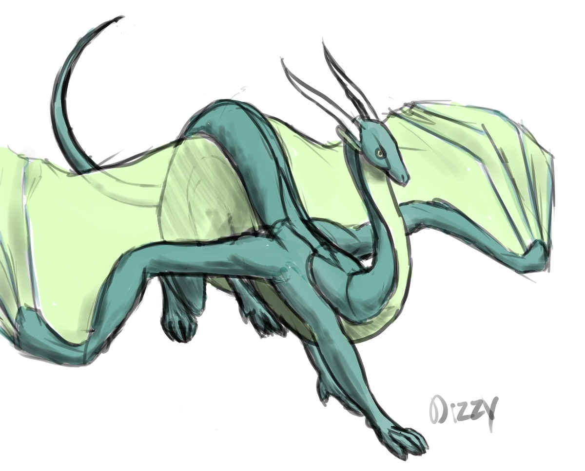 1200x968 Daze Of Dawn A Rather Minimalist Dragon Drawing Dragons Has