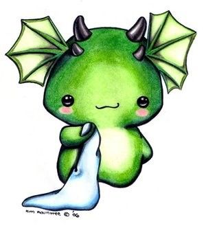 300x329 Dragon In Tips, Tricks, And Ideas Kawaii Drawings, Cute