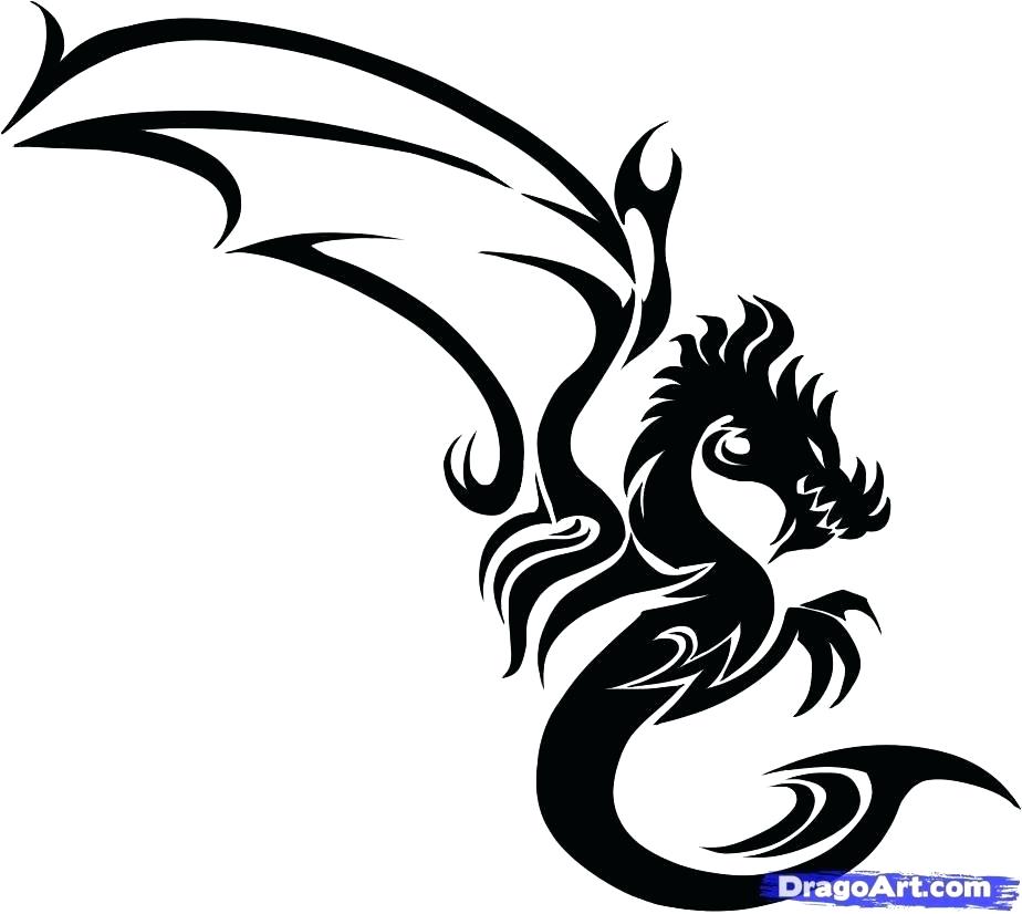 924x826 How To Draw A Really Cool Dragon