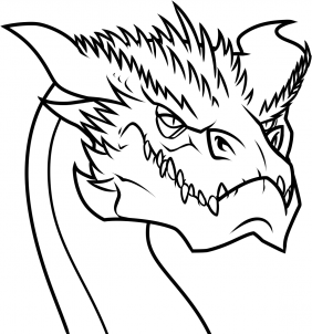 282x302 How To Draw Smaug Quilts In Easy Dragon Drawings, Fairy
