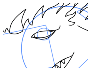 300x234 Dragon Head Drawing Lesson