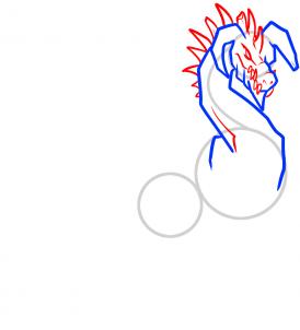 274x302 Draw An Ice Dragon, Ice Dragon, Step