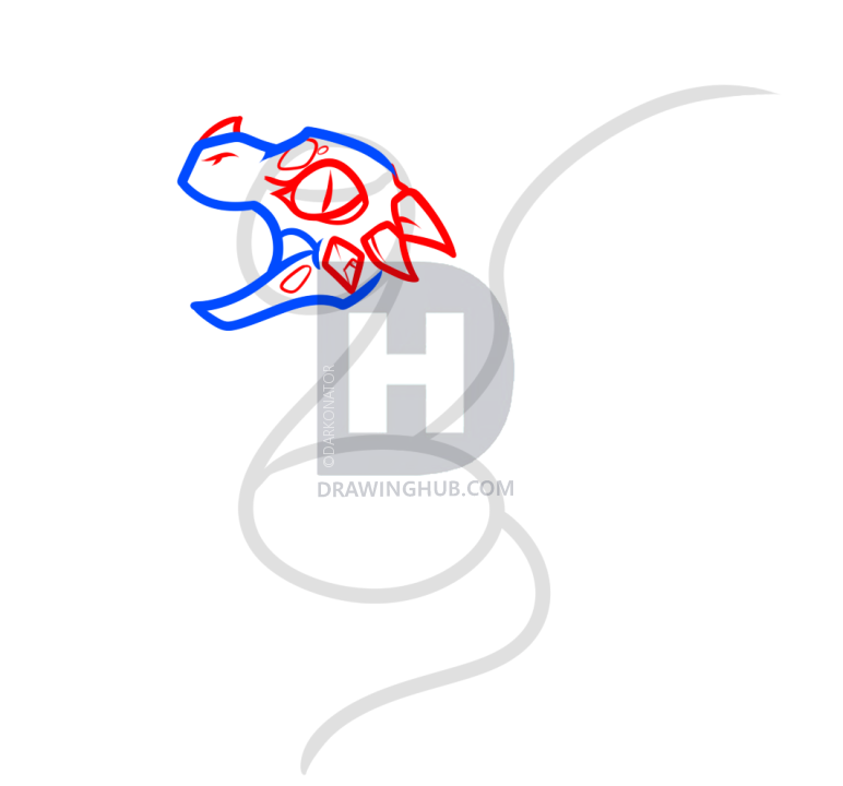 772x720 How To Draw A Baby Fire Breathing Dragon, Step