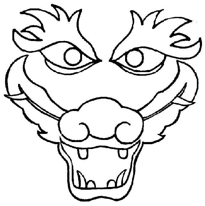 680x683 Free Coloring Pages Hats Dragon Mask, Dragon Face, Dragon Puppet