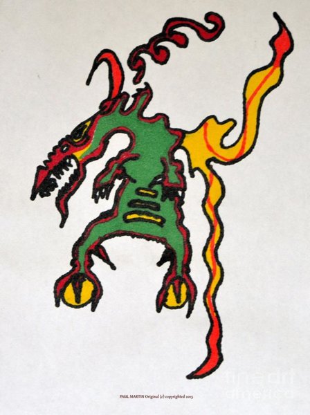 448x600 Dragon Fire Drawings Fine Art America
