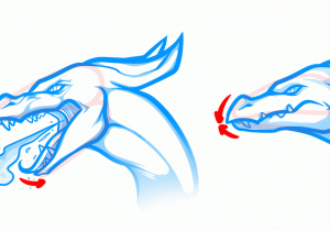300x210 easy drawing of fire breathing dragon fire breathing dragon