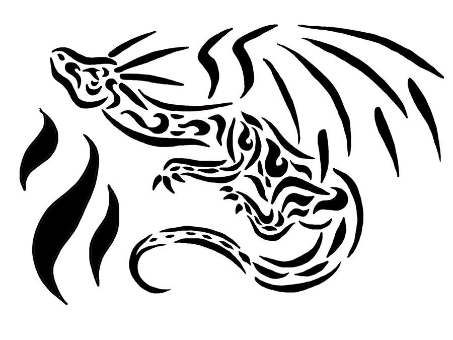 900x675 Flames Tattoo Outline Dragon Flame Tattoo Design