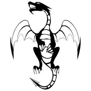 300x300 Collection Of Free Drawing Dragon Flying Download On Ui Ex