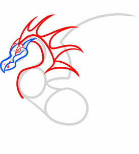273x302 How To Draw How To Draw A Flying Dragon For Kids