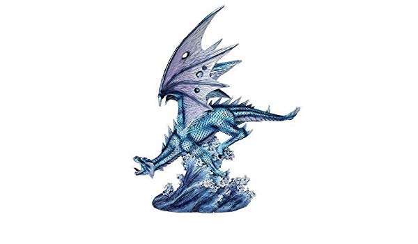 600x350 water guardian dragon flying over ocean figurine