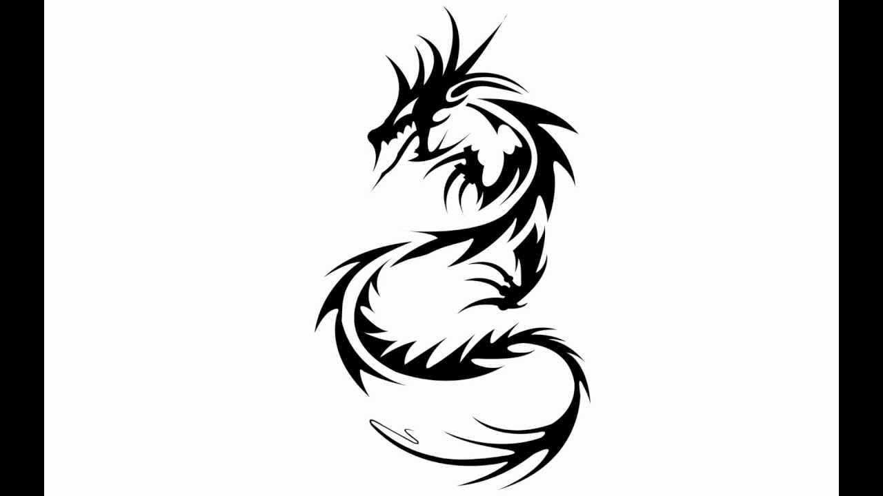 1280x720 How To Draw A Dragon Tattoo