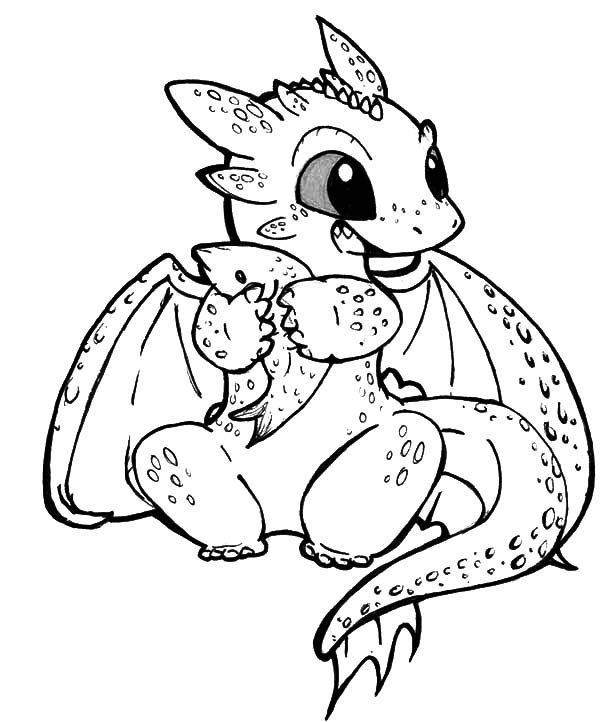600x722 Free Dragon Coloring Pages Stunning How To Train A Dragon Coloring