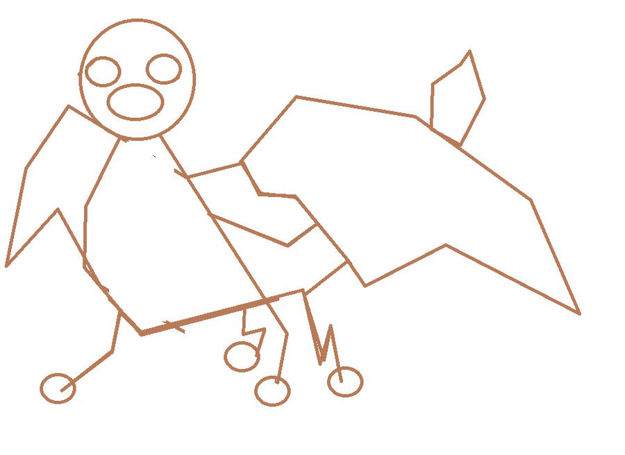 900x656 Spyro The Dragon Draw Outline