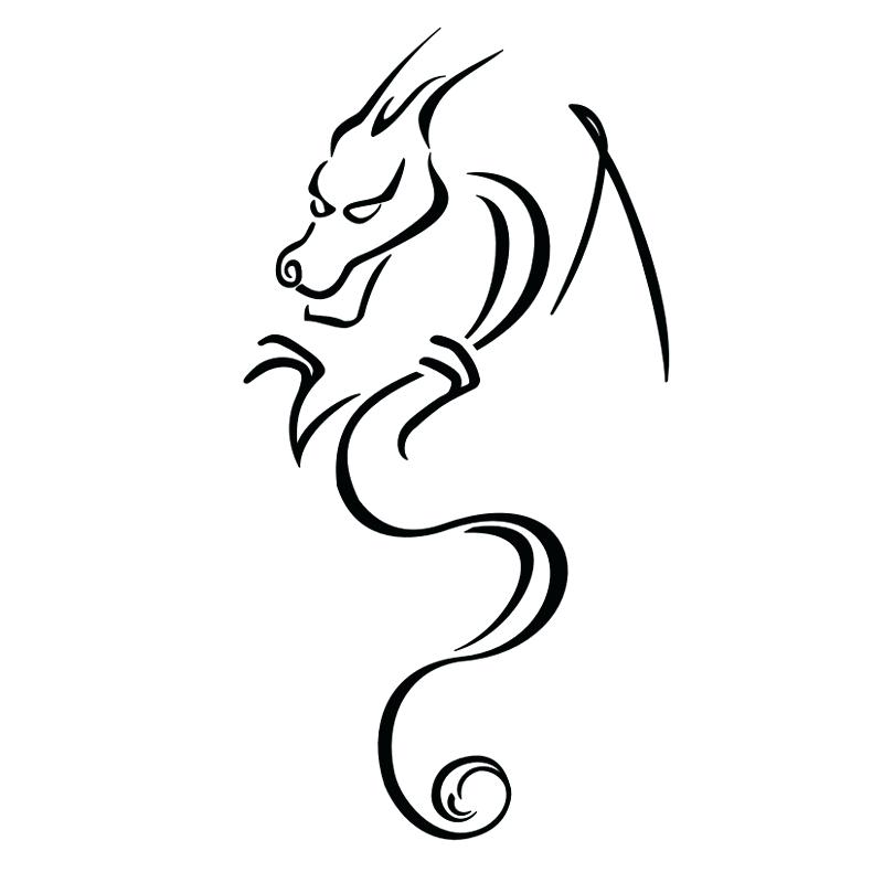 800x800 Simple Dragon Outline Simple Dragon Head Drawing Pix For Simple
