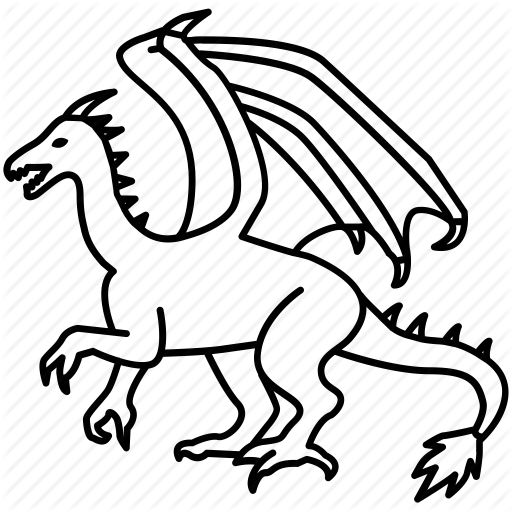 512x512 Collection Of Free Beast Drawing Dragon Download On Ui Ex