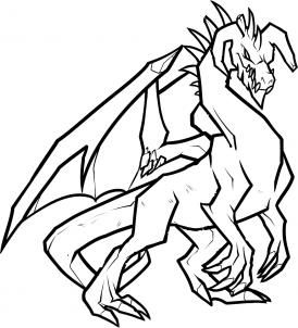 274x302 How To Draw An Ice Dragon, Ice Dragon, Step