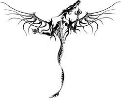 250x202 Bone Tattoo Dont Dodge Dragons Lol Tribal Tattoos, Dragon