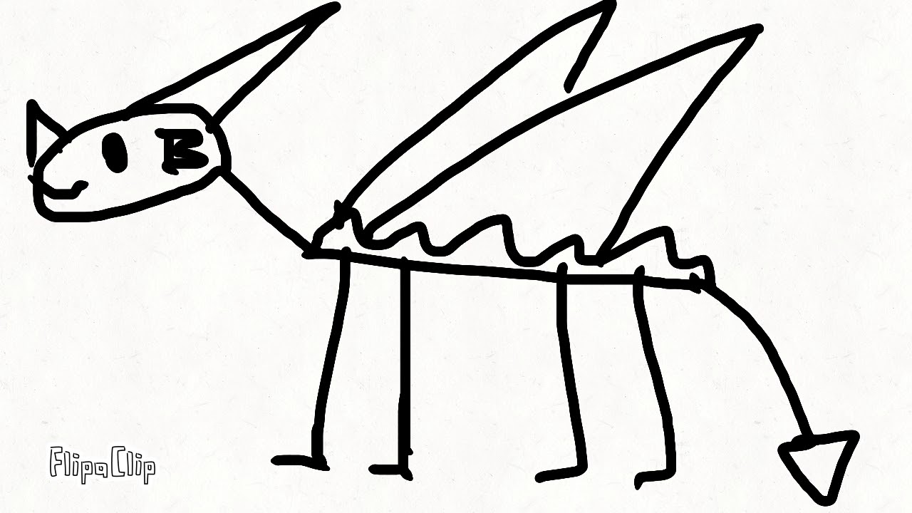 1280x720 Realistic Dragon Drawing