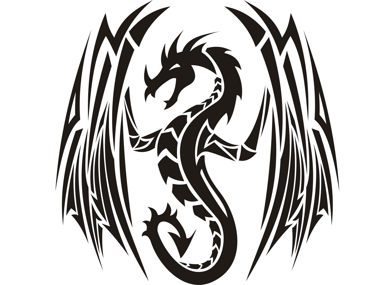 1600x1200 Tattoos Awesome Tribal Dragon Tattoo Designs Red Dragons