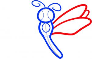 302x195 How To Draw How To Draw A Dragonfly For Kids