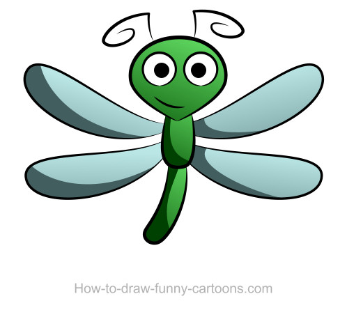 498x445 Dragonfly Drawings